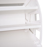 easycomfort easycomfort scarpiera portascarpe robusta design moderno 12 paia di scarpe sedile con cuscino da ingresso in legno truciolato 945 x 57 x 30 cm bianco ean 8054144131733