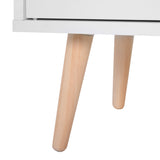 easycomfort easycomfort mobiletto con piedini in legno di pino bianco 80 x 29 5 x 96cm ean 8054111848046