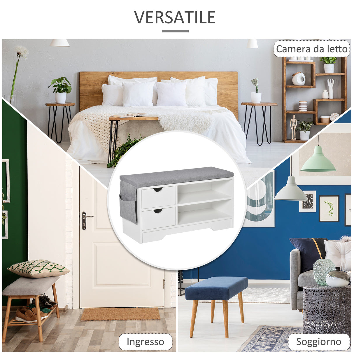 easycomfort easycomfort scarpiera salvaspazio panca scarpiera in legno mobile scarpiera da ingresso bianca 80 5x30 5x43 5cm