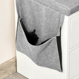 easycomfort easycomfort scarpiera salvaspazio panca scarpiera in legno mobile scarpiera da ingresso bianca 80 5x30 5x43 5cm