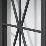 easycomfort easycomfort tavolo consolle da ingresso stile industriale pieghevole in legno e metallo 100x38x80cm marrone