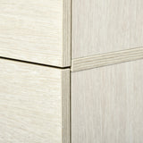 easycomfort easycomfort mobile bagno in legno con cassetto 2 armadietti e ripiani regolabili 34x34x150 cm color legno