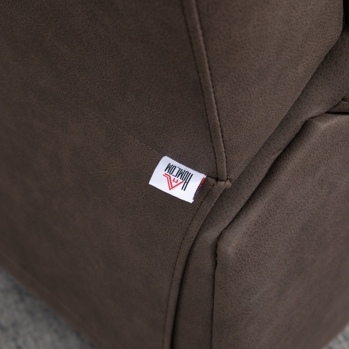 easycomfort easycomfort poltrona relax con reclinazione manuale e poggiapiedi 97x99x96cm marrone