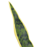 easycomfort easycomfort sanseveria artificiale pianta da esterno e interno con vaso decorativo realistica verde e giallo 15cm x 80cm