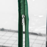 easycomfort serra per piante verticale con scaffale a 4 ripiani in acciaio e pvc bianco 69x50x165cm