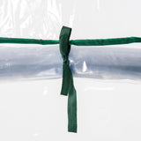 easycomfort serra per piante verticale con scaffale a 4 ripiani in acciaio e pvc bianco 69x50x165cm