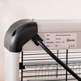 easycomfort easycomfort elettroinsetticida da esterno e interno con lampada antizanzare led per 60m zanzariera elettrica 20w argento