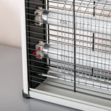 easycomfort easycomfort elettroinsetticida da esterno e interno con lampada antizanzare led per 60m zanzariera elettrica 20w argento