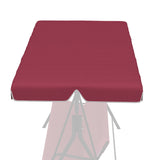 easycomfort tettuccio di ricambio per dondolo in poliestere con protezione uv50+ 192x144cm rosso