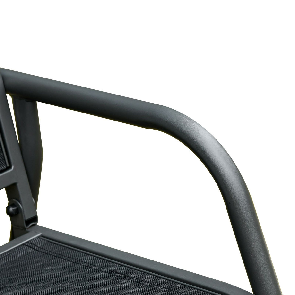 easycomfort easycomfort panchina a dondolo da giardino 3 posti in metallo e tessuto traspirante