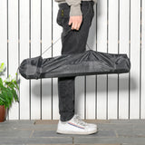 easycomfort easycomfort tavolo da campeggio pieghevole e arrotolabile con borsa da viaggio nera