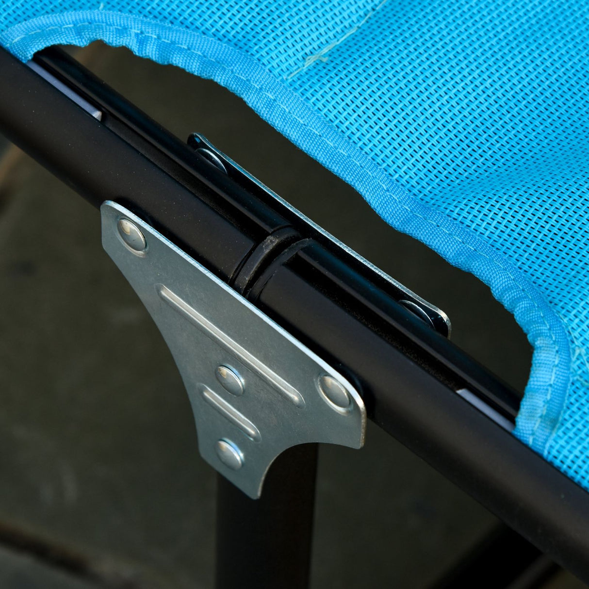 easycomfort easycomfort lettino prendisole sdraio da giardino pieghevole con tettuccio e schienale regolabile blu