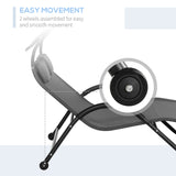 easycomfort easycomfort lettino prendisole reclinabile a 2 posti con ruote poggiatesta imbottito e tetto 200x137x138 cm grigio