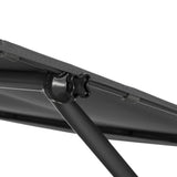 easycomfort easycomfort lettino prendisole reclinabile a 2 posti con ruote poggiatesta imbottito e tetto 200x137x138 cm grigio