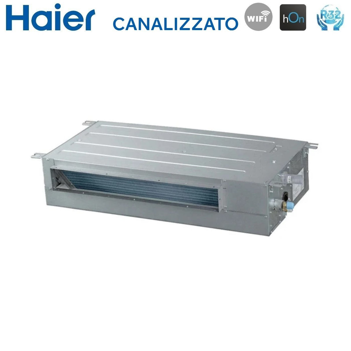 haier climatizzatore condizionatore canalizzato slim haier quadri split inverter bassa prevalenza 9999 con 4u75s2sr5fa r 32 wi fi integrato 9000900090009000