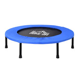easycomfort easycomfort trampolino elastico per jumping fitness e allenamento a casa molle e struttura in acciaio 91x22 5cm nero e blu