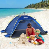 easycomfort easycomfort tenda da spiaggia pop up con finestre traforate e porta richiudibile