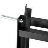 easycomfort canestro basket per bambini e adulti da indoor e outdoor in acciaio e pe 110x90x70 cm nero e giallo 36766