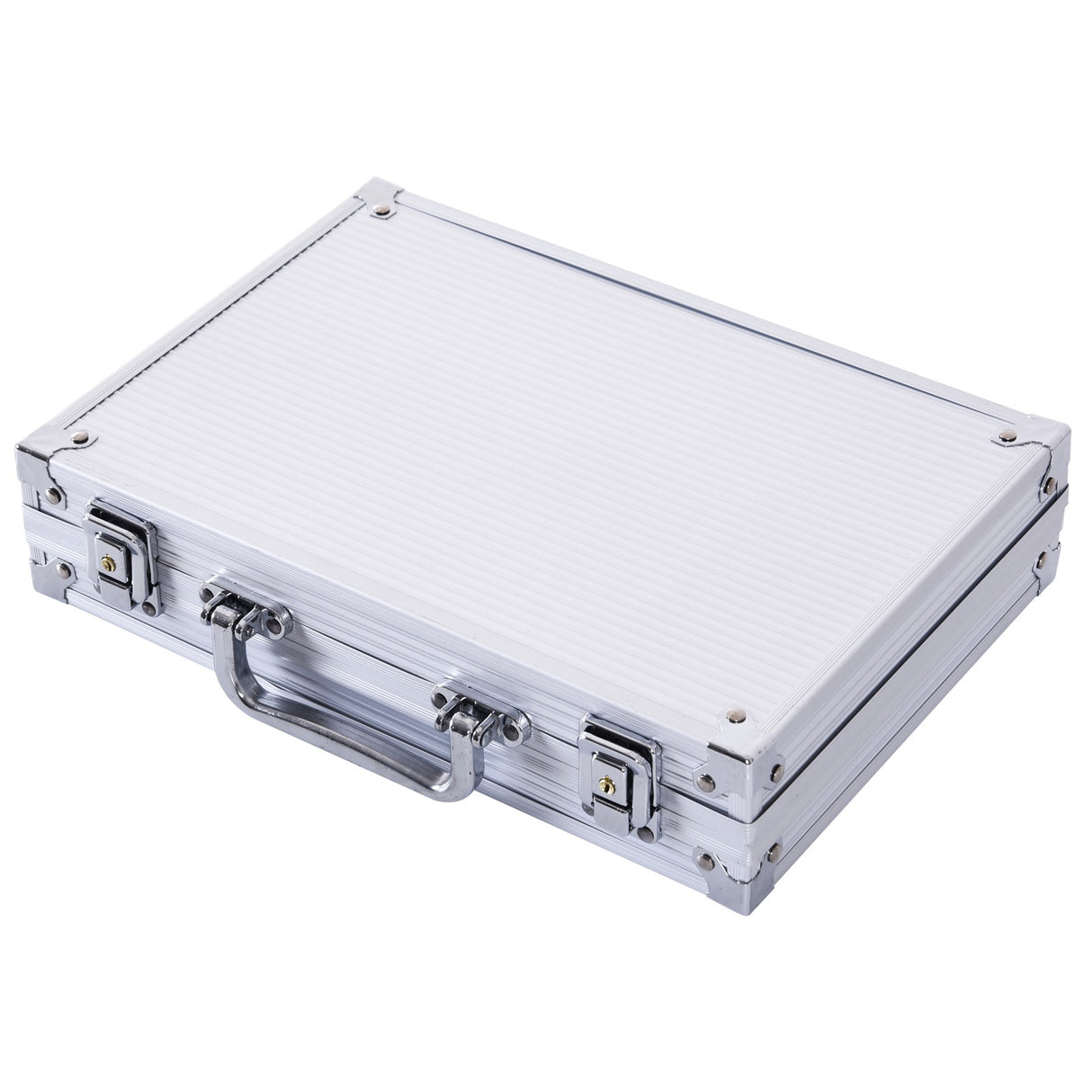 easycomfort valigetta poker professionale in alluminio set con 200 fiches e 2 mazzi per texas hold em e blackjack