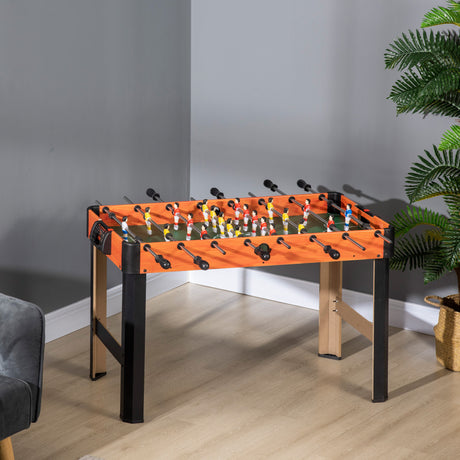 easycomfort biliardino calcio balilla per bambini con manopole antiscivolo segnapunti e palline 118x104x69cm