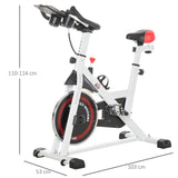 easycomfort easycomfort cyclette professionale spin bike con schermo lcd e portabicchieri volano 8kg