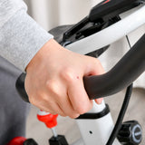 easycomfort easycomfort cyclette professionale spin bike con schermo lcd e portabicchieri volano 8kg