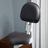 easycomfortsoozier cyclette da camera pieghevole 5 posizioni e 8 livelli di resistenza 43x97x109cm