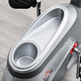 easycomfort easycomfort cyclette orizzontale con seduta regolabile 8 resistenze e monitor lcd 121 5 136x62 5x98cm grigio