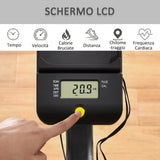 easycomfort easycomfort cyclette magnetica professionale da camera in acciaio e abs con sellino regolabile 100x50x116 126cm nero