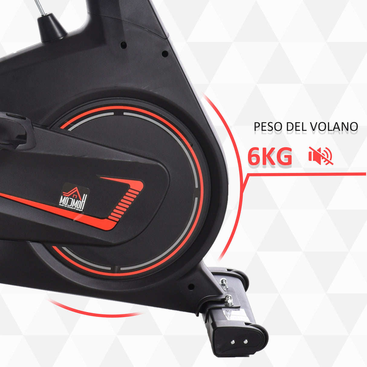 easycomfort easycomfort cyclette magnetica professionale da camera in acciaio e abs con sellino regolabile 100x50x116 126cm nero