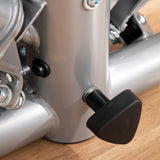 easycomfort easycomfort stepper con manubrio regolabile monitor lcd ed elastici 55x53x118 128cm nero