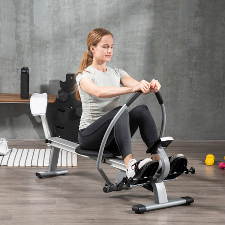 easycomfort vogatore a 12 resistenze con monitor digitale e struttura in alluminio acciaio e abs 160x61x50 cm