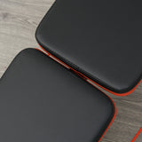 easycomfort easycomfort panca per addominali pieghevole e regolabile con imbottitura nera e rossa