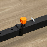 easycomfort porta bilanciere regolabile con supporti per dip station e push up 111 151x69x120 150 cm nero