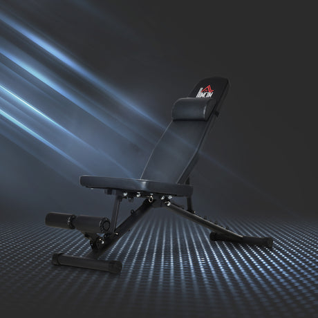 easycomfort easycomfort panca pesi multifunzione per palestra pieghevole e regolabile 145x55x41 114cm nero