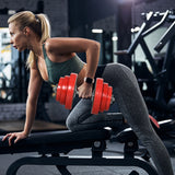 easycomfort set manubri palestra con pesi da 40kg rivestiti in gomma in metallo e sabbia di ferro 45x26x26 cm rossa