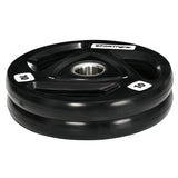 easycomfort set di 2 dischi pesi da 10kg in acciaio con rivestimento in gomma per bilanciere