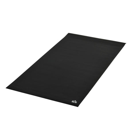 easycomfort easycomfort tappeto palestra ammortizzante per tapis roulant e cyclette tappetino fitness in pvc antiscivolo 180x90cm nero
