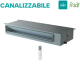 Climatizzatore Condizionatore Hisense Trial Split Inverter Canalizzato Canalizzabile 9+12+12 con 3AMW72U4RJC R-32 Wi-Fi Optional 9000+12000+12000 Con Telecomando di Serie