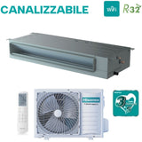 Condizionatore Canalizzabile Hisense 36000 Btu AUD105UX4REH8 Monofase R-32 Wi-Fi Optional con Telecomando