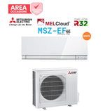 mitsubishi electric area occasioni climatizzatore condizionatore mitsubishi electric inverter kirigamine zen white 18000 btu msz ef50vgkw r 32 wi fi integrato bianco