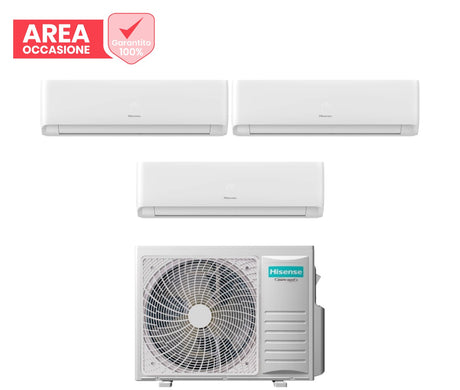 hisense area occasioni climatizzatore condizionatore hisense trial split inverter serie ecosense 9912 con 3amw52u4rjc r 32 wi fi integrato 9000900012000