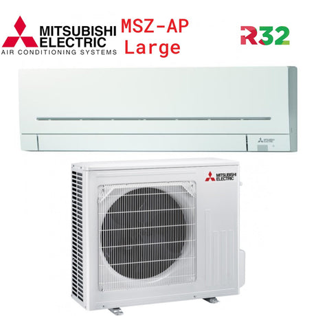 climatizzatore condizionatore mitsubishi electric inverter serie ap 24000 btu msz ap71vg r 32 modello large wi fi optional _ staffe omaggio copia