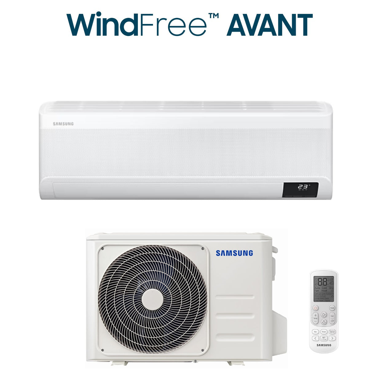 Climatizzatore Condizionatore Samsung Inverter serie WINDFREE AVANT 24000 Btu F-AR24AVT R-32 Wi-Fi Integrato AR24TXEAAWKNEU A++/A+