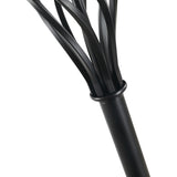 easycomfort easycomfort set 3 pezzi 1 lampada da terra e 2 lampade da tavolo in metallo design vintage lampadine e27 nero e bianco ean 8054144133508