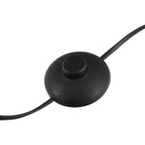 easycomfort easycomfort set 3 pezzi 1 lampada da terra e 2 lampade da tavolo in metallo design vintage lampadine e27 nero e bianco ean 8054144133508