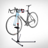 easycomfort easycomfort cavalletto manutenzione bici con piedistallo e vassoio in acciaio 100x56x120 190cm