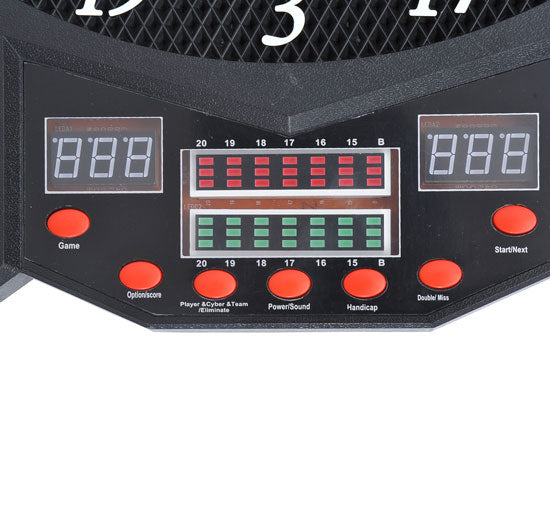 easycomfort bersaglio elettronico digitale con 12 freccette per 8 giocatori 27 giochi e 216 varianti