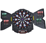 easycomfort bersaglio elettronico digitale con 12 freccette per 8 giocatori 27 giochi e 216 varianti