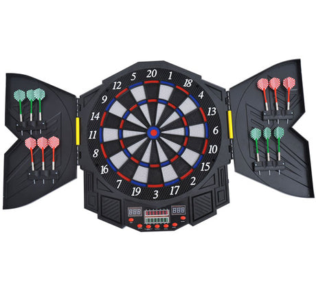 easycomfort bersaglio elettronico digitale con 12 freccette per 8 giocatori 27 giochi e 216 varianti